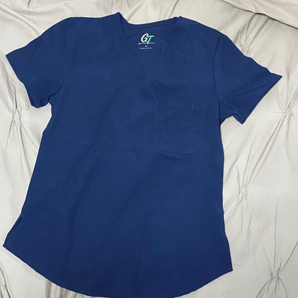 GT Performance Navy Blue Scrub Set - Picture 2 of 3